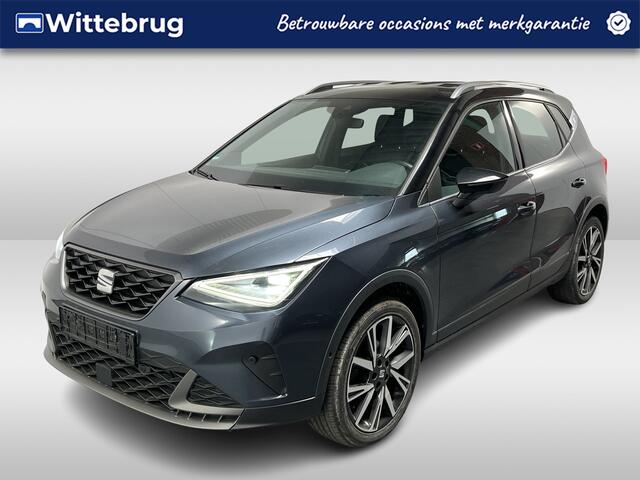 Seat Arona 1.0 TSI FR / AUTOMAAT/ PARK.SENSOREN V+A/ CAMERA/ STOELVERWARMING/ ACC/ FULL LINK/ KEYLESS/ DIGITAL DASH/ RIJ-MODI/ NAVI/ DAB/ CLIMA/ LED/ 18'' LMV