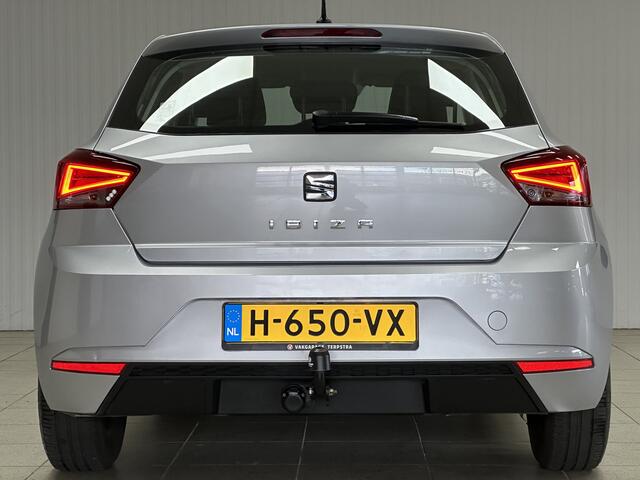 Seat IBIZA 1.0 TSI Style/ Trekhaak/ Clima/ Cruise/ Elek. pakket/ Isofix/ Bluetooht/ Multi. LEDER. Stuur/ LED Dagrijverl./ Metallic lak.