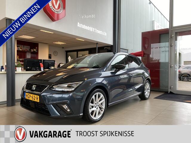 Seat IBIZA 1.0 EcoTSI FR Business Connect,AUTOMAAT,Uniek!!/Lage kilometerstand!!/Virtual cockpit/Sfeerverlichting/Climate control/Cruise control/LED koplampen/Apple carplay/Parkeersensoren/Lane assist/Keyless/Bluetooth/DAB/Sport interieur/17 Inch Lmv