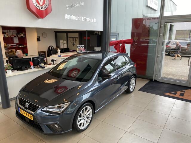 Seat IBIZA 1.0 EcoTSI FR Business Connect,AUTOMAAT,Uniek!!/Lage kilometerstand!!/Virtual cockpit/Sfeerverlichting/Climate control/Cruise control/LED koplampen/Apple carplay/Parkeersensoren/Lane assist/Keyless/Bluetooth/DAB/Sport interieur/17 Inch Lmv