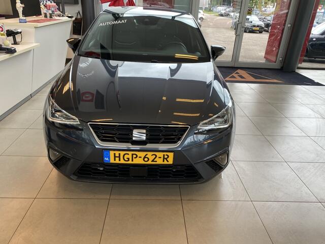 Seat IBIZA 1.0 EcoTSI FR Business Connect,AUTOMAAT,Uniek!!/Lage kilometerstand!!/Virtual cockpit/Sfeerverlichting/Climate control/Cruise control/LED koplampen/Apple carplay/Parkeersensoren/Lane assist/Keyless/Bluetooth/DAB/Sport interieur/17 Inch Lmv
