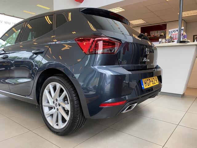 Seat IBIZA 1.0 EcoTSI FR Business Connect,AUTOMAAT,Uniek!!/Lage kilometerstand!!/Virtual cockpit/Sfeerverlichting/Climate control/Cruise control/LED koplampen/Apple carplay/Parkeersensoren/Lane assist/Keyless/Bluetooth/DAB/Sport interieur/17 Inch Lmv