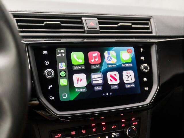 Seat IBIZA 1.0 TSI FR Intense Sport Automaat (APPLE CARPLAY, GROOT NAVI, CAMERA, LED KOPLAMPEN, GETINT GLAS, SPORTSTOELEN, CLIMATE, PARKEERSENSOREN, NIEUWE APK, NIEUWSTAAT)