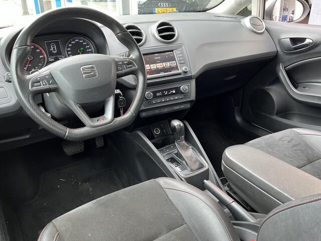 Seat IBIZA 1.0 EcoTSI FR Connect / AUTOMAAT/ XENON/ ALCANTARA/ PARK. SENSOREN V+A/ STOEL VERWARM./ SPORT RIJ-MODUS/ BLUETOOTH/ AUX/ NAVI/ AIRCO/ CRUISE CONTROL/ 17'' LMV