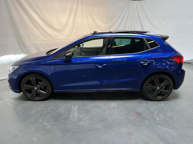 Seat IBIZA 1.0 TSI FR BLACK EDITION / AUTOMAAT/ PANO/ BEATS/ FULL-LED/ ADAPT. CRUISE/ 18" LMV/ DIGITAL DASH/ DAB/ FULL LINK/ NAVI/ CLIMA/ STOEL VERWARM.