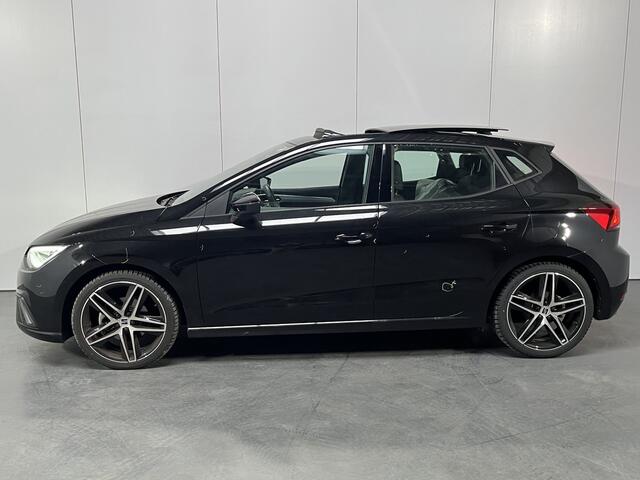 Seat IBIZA 1.0 EcoTSI FR / AUTOMAAT/ PANO/ 18" LMV/ LED/ ALCANTARA/ ADAPT. CRUISE/ DIGITAL DASH/ CLIMA/ STOEL VERWARM./ PARK. SENSOREN + CAMERA/ FULL LINK/ NAVI/ RIJ-MODI/ KEYLESS
