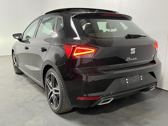 Seat IBIZA 1.0 EcoTSI FR / AUTOMAAT/ PANO/ 18" LMV/ LED/ ALCANTARA/ ADAPT. CRUISE/ DIGITAL DASH/ CLIMA/ STOEL VERWARM./ PARK. SENSOREN + CAMERA/ FULL LINK/ NAVI/ RIJ-MODI/ KEYLESS