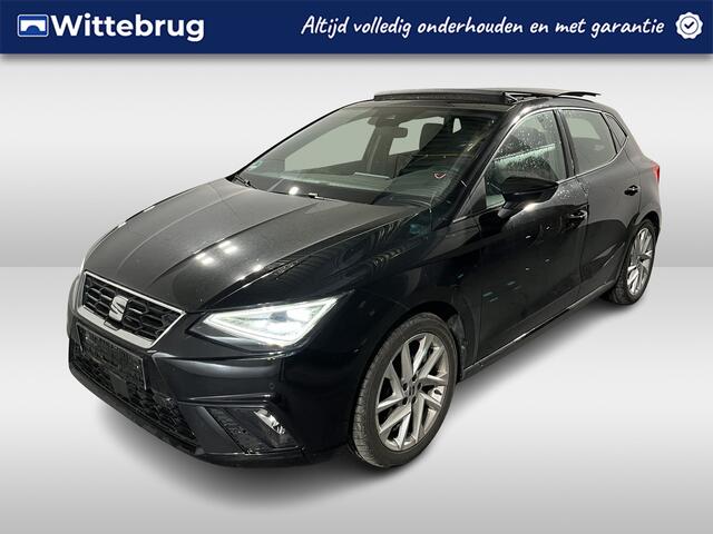 Seat IBIZA 1.0 EcoTSI FR / AUTOMAAT/ PANO/ DIGITAL DASH/ FULL LINK/ LED/ PARK. SENSOREN + CAMERA/ NAVI/ CLIMA/ STOEL VERWARM./ 17" LMV