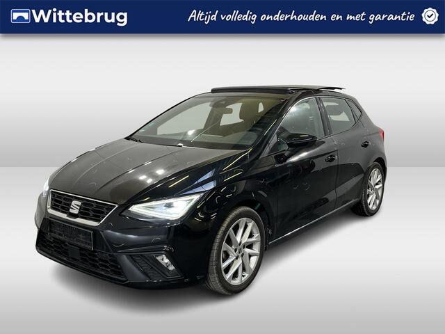Seat IBIZA 1.0 TSI FR /AUTOMAAT/ PANO/ DIGITAL DASH/ FULL LINK/ LED/ PARK. SENSOREN + CAMERA/ NAVI/ CLIMA/ STOELVERWARM./ 17'' LMV