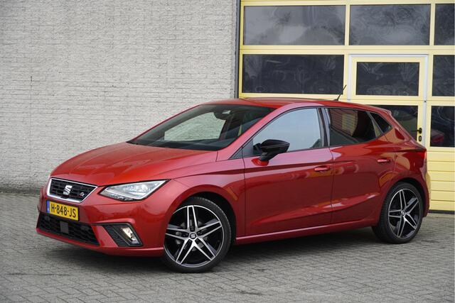 Seat IBIZA 1.0 TSI 5drs FR Business Intense BJ2020 Lmv 18" | Led V+A | Pdc | Achteruitrijcamera | App-Connect | Navi | Climate control | Cruise control | Sportstoelen | Extra getint glas