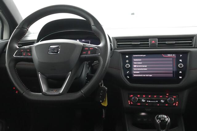 Seat IBIZA 1.0 TSI FR Business Intense | Pano | Virtual Cockpit | Stoelverwarming | Carplay | Navi | Cruise| Camera | PDC | Full Led | 1/2 leder & alcantara