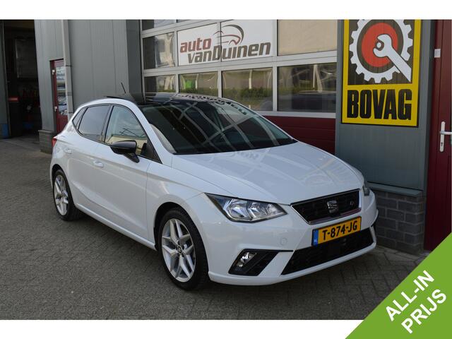Seat IBIZA 1.0 TSI FR Business Intense O.a: Panodak, Stoelverw, Clima, Navi, Cruise, Carplay, Etc. All-in prijs!