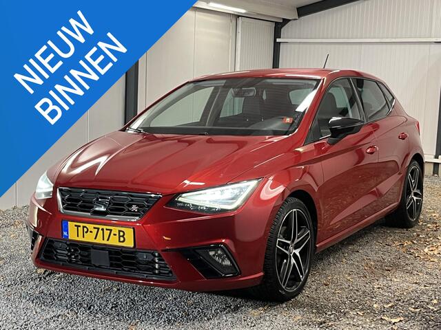 Seat IBIZA 1.0 TSI FR Business Intense ''DESIRE RED MT'' ALCANTARA NAVI FULL MAP CRUISE ADAPT. LED VERL.ADAPT PREMIUM SOUNDSYST. STOELVERW. CAMERA ECC PDC..