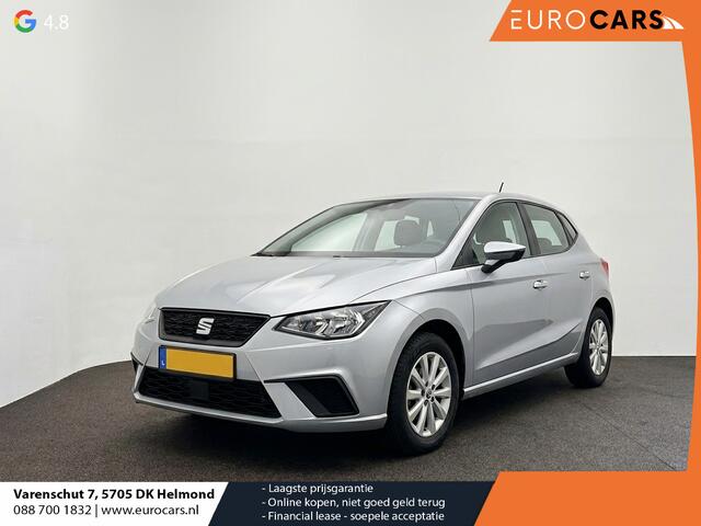 Seat IBIZA 1.0 TSI 110 pk DSG Urban Silver Full LED Navi 9,2 inch CarPlay Climatronic PDC Cruise Lane Assist Front Assist DAB+ 15 inch LMV