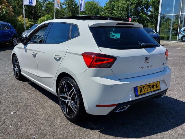 Seat IBIZA 1.0 TSI 116pk FR Business Intense | 1ste Eigenaar | Navi | Apple Carplay+Android Auto | Clima | Cruise | Led Koplampen | Panorama Schuifdak | Pdc V+A+Camera | Privacy Glass | 18''lm