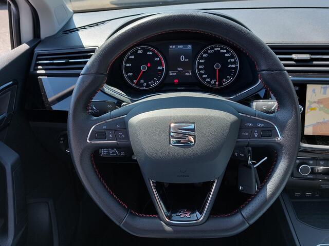 Seat IBIZA 1.0 TSI 116pk FR Business Intense | 1ste Eigenaar | Navi | Apple Carplay+Android Auto | Clima | Cruise | Led Koplampen | Panorama Schuifdak | Pdc V+A+Camera | Privacy Glass | 18''lm