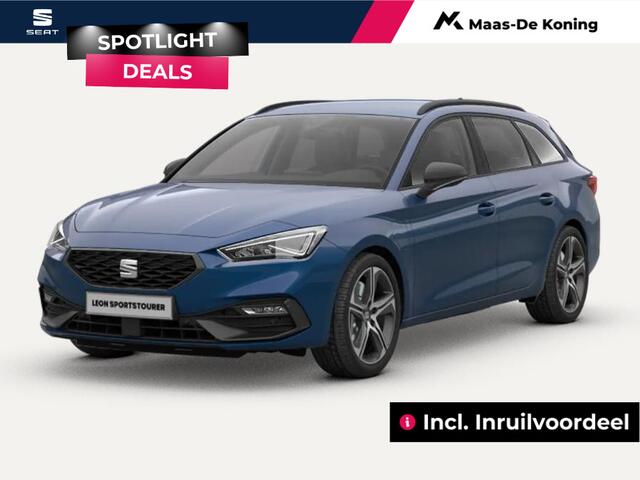 Seat LEON Sportstourer FR PHEV First Edition 1.5 TSI eHybrid 150kW / 204p k Stationwagen 6 versn. DSG | 18'' lichtmetalen Velgen | Metallic Lak | Incl. inruilvoordeel