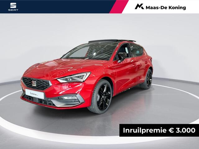 Seat LEON FR Business 1.5 TSI eHybrid 150kW / 204pk Hatchbac | metallic Lak | Black Pakket | Panorama dak | 3000,- inruilvoordeel!