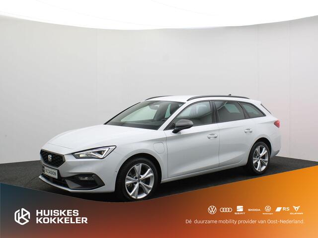 Seat LEON Sportstourer FR Business Intense 1.4 TSI e-Hybrid 204pk DSG Automaat Adaptive cruise control, Navigatie, Achteruitrijcamera, Stuurwiel verwarmd, Elektrische achterklep