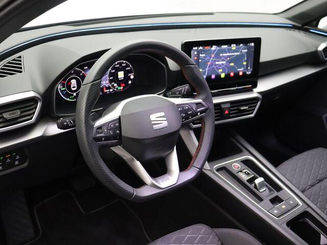 Seat LEON Sportstourer FR Business Intense 1.4 TSI e-Hybrid 204pk DSG Automaat Adaptive cruise control, Navigatie, Achteruitrijcamera, Stuurwiel verwarmd, Elektrische achterklep