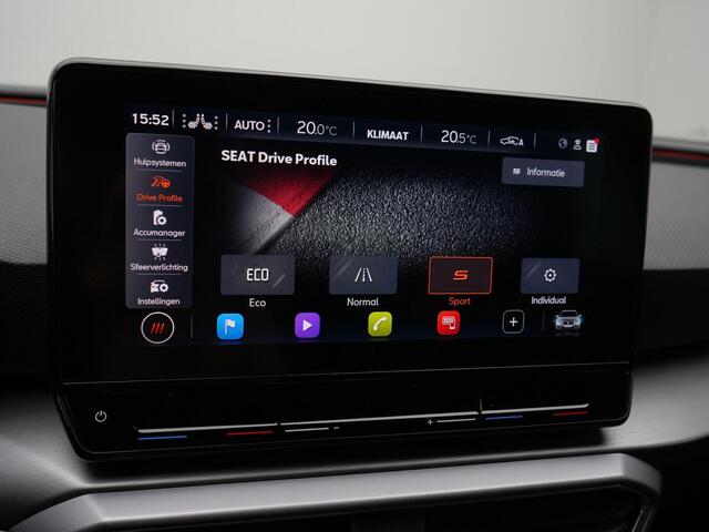 Seat LEON Sportstourer 1.4 TSI eHybrid 204 pk DSG PHEV FR | Achteruitrijcamera | Stoelverwarming | Standkachel | Side Assist | Adaptive Cruise | Apple Carplay / Android Auto | 18inch