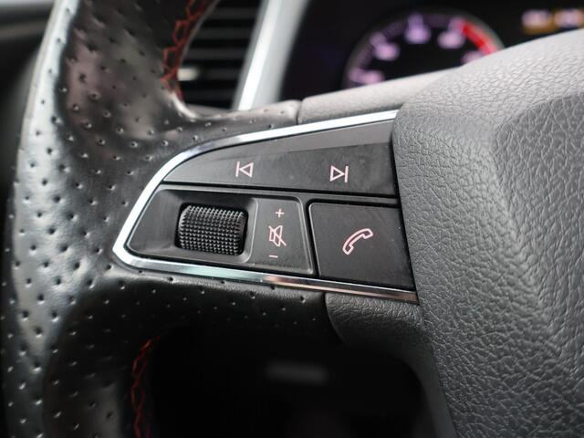 Seat LEON ST 1.4 EcoTSI FR Connect | 150 PK | Panorama dak | Multifunctioneel stuurwiel | Bluetooth | Spraakbediening | Cruise control | automatische verlichting | Inklapbare spiegels | Deurvergrendeling | Parkeersensoren | Climate | Dab+ | Navigatie FullMap | Appl