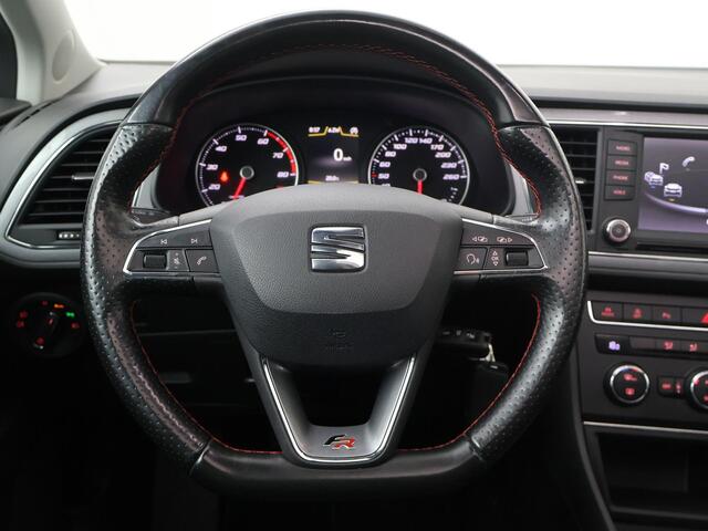 Seat LEON ST 1.4 EcoTSI FR Connect | 150 PK | Panorama dak | Multifunctioneel stuurwiel | Bluetooth | Spraakbediening | Cruise control | automatische verlichting | Inklapbare spiegels | Deurvergrendeling | Parkeersensoren | Climate | Dab+ | Navigatie FullMap | Appl