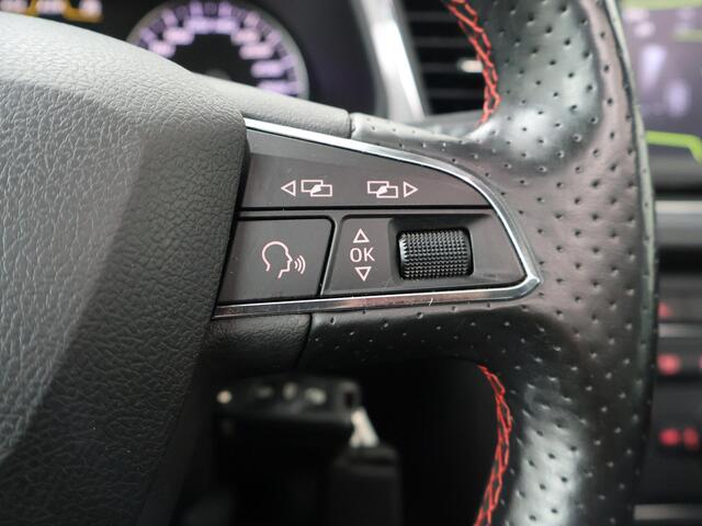 Seat LEON ST 1.4 EcoTSI FR Connect | 150 PK | Panorama dak | Multifunctioneel stuurwiel | Bluetooth | Spraakbediening | Cruise control | automatische verlichting | Inklapbare spiegels | Deurvergrendeling | Parkeersensoren | Climate | Dab+ | Navigatie FullMap | Appl