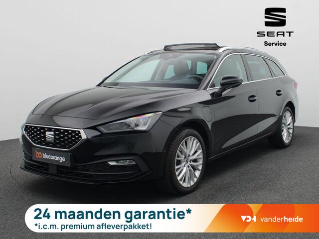 Seat LEON Sportstourer 1.4 TSI eHybrid Xcellence 204PK DSG Pano-Schuifdak, Cruise Controle, Keyless, Virtual Pedal, Parkeersensoren voor en achter, Navi, Stoel-Stuurverwarming, 17" LM Velgen