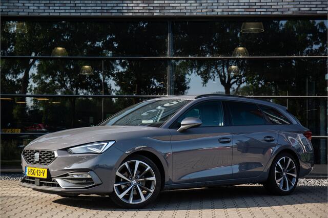 Seat LEON Sportstourer 1.5 eTSI FR Business Intense , Adap. cruise, Groot scherm, Stoel/stuurverwarming,