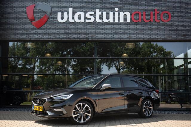 Seat LEON Sportstourer 1.5 eTSI FR Business Intense , Adap. cruise, Groot scherm, Stoel/stuurverwarming,