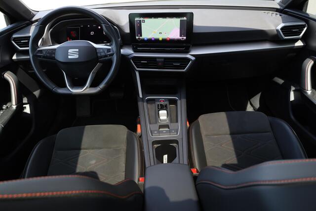 Seat LEON Sportstourer 1.5 eTSI FR Business Intense 110KW/150PK DSG, Elektrisch verstel-, verwarm- en inklapbare buitenspiegels (spiegel pakket), volledig digitaal instrumentenpaneel, panoramadak, adaptieve cruise control (acc), navigatie, elektrisch verstelbare be