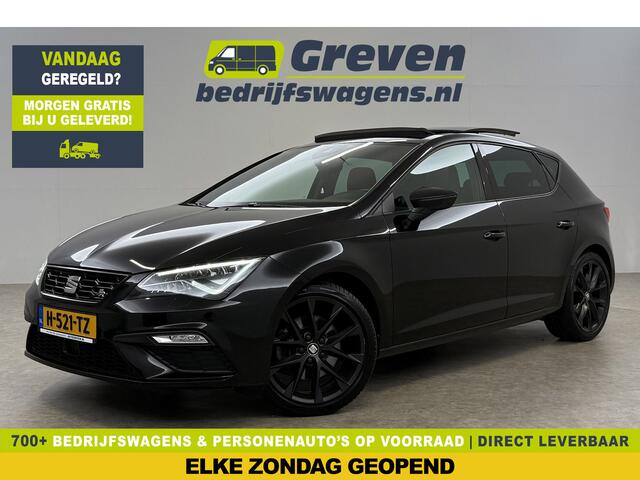 Seat LEON 1.5 TSI FR 150PK Ultimate Edition Black Pano Beats-audio Sfeer LED Trekhaak Camera Carplay Clima Virtual Navi PDC 18"LMV