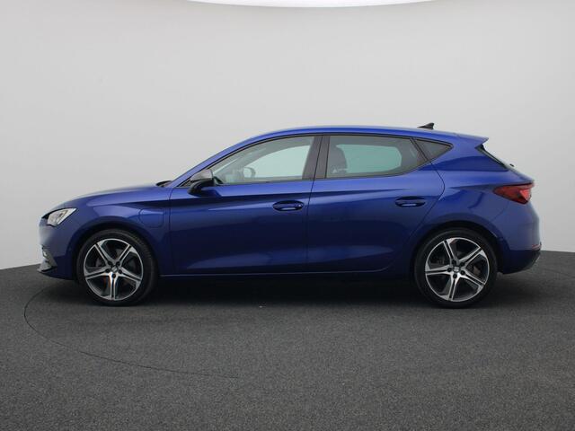 Seat LEON 1.4 TSI eHybrid PHEV FR Business Intense 204PK DSG Adaptieve Cruise Controle, Achteruitrijcamera, Keyless, Side Assist, Stoel-Stuurverwarming, Alarm, Navi, 18" LM Velgen