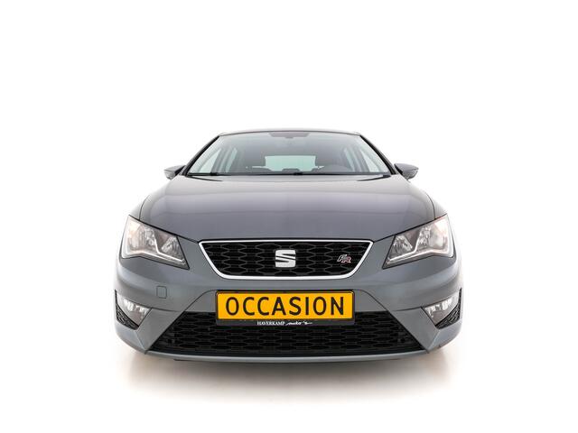 Seat LEON 2.0 TDI FR Connect Aut. *LEATHER-MICROFIBRE | NAVI-FULLMAP | SPORT-SEATS | SEAT-SOUND | AMBIENT-LIGHT | ECC | SHIFT-PADDLES | PDC | CRUISE | 17''ALU*