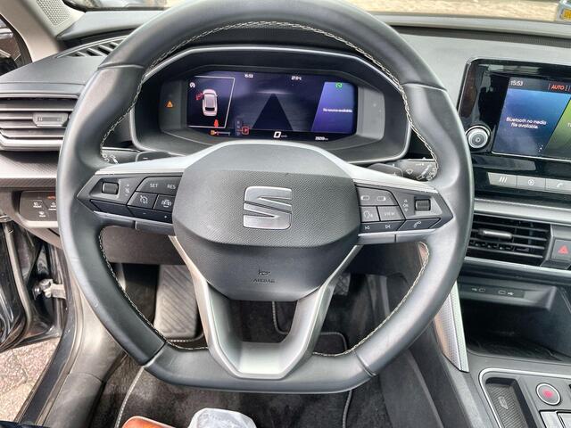 Seat LEON Sportstourer 1.5eTSI/150PK Style DSG · Camera + Parkeersensoren · Keyless · App connect · Garantie tot maart 2029