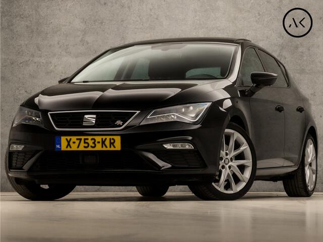 Seat LEON 1.5 TSI FR Sport 150Pk Automaat (SCHUIFDAK, APPLE CARPLAY, LEDER, CAMERA, BEATS AUDIO, STOELVERWARMING, SPORTSTOELEN, GETINT GLAS, LED KOPLAMPEN, LM VELGEN, CRUISE, NIEUWE APK, NIEUWSTAAT)