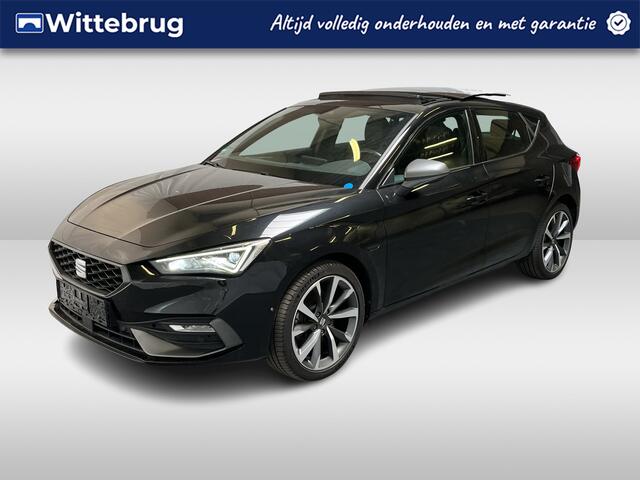 Seat LEON 1.4 TSI eHybrid PHEV FR Business Intense / AUTOMAAT/ PANO/ KEYLESS/ ELEKTR. STOEL/ MATRIX/ FULL LINK/ ADAPT. CRUISE/ NAVI/ PARK. SENSOREN + CAMERA/ RIJ-MODI/ DIGITAL DASH/ 3-ZONE/ 18" LMV/ DAB