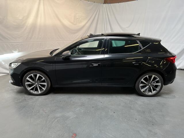 Seat LEON 1.4 TSI eHybrid PHEV FR Business Intense / AUTOMAAT/ PANO/ KEYLESS/ ELEKTR. STOEL/ MATRIX/ FULL LINK/ ADAPT. CRUISE/ NAVI/ PARK. SENSOREN + CAMERA/ RIJ-MODI/ DIGITAL DASH/ 3-ZONE/ 18" LMV/ DAB