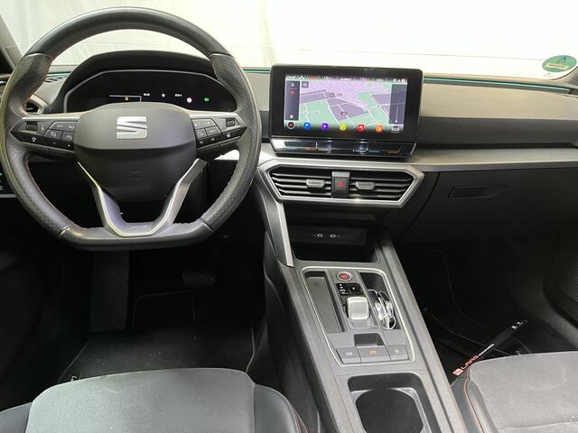 Seat LEON 1.4 TSI eHybrid PHEV FR Business Intense / AUTOMAAT/ PANO/ KEYLESS/ ELEKTR. STOEL/ MATRIX/ FULL LINK/ ADAPT. CRUISE/ NAVI/ PARK. SENSOREN + CAMERA/ RIJ-MODI/ DIGITAL DASH/ 3-ZONE/ 18" LMV/ DAB