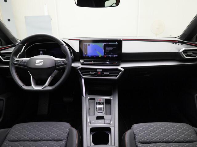 Seat LEON Sportstourer 1.5eTSI/150PK FR DSG · Navigatie · Keyless · Camera + Parkeersensoren · Garantie tot maart 2029 of 100000km