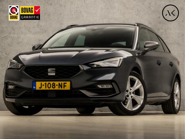 Seat LEON Sportstourer 1.5 TSI FR Sport 150Pk Automaat (APPLE CARPLAY, GROOT NAVI, ADAPTIVE CRUISE, SPORTSTOELEN, ZWART HEMEL, GETINT GLAS, LED KOPLAMPEN, PARKEERSENSOREN, NIEUWE APK, NIEUWSTAAT)