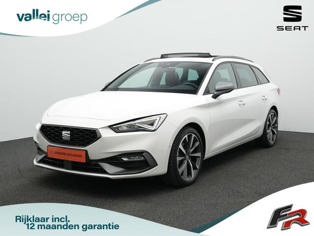 Seat LEON Sportstourer 1.0 eTSI 110 pk DSG FR Business Intense | Panoramadak | Stuur-/stoelverwarming | Achteruitrijcamera | Navigatie | Adaptive Cruise