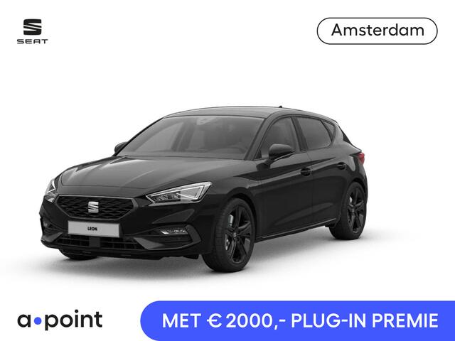Seat LEON 1.5 TSI e-Hybrid FR Business | Black Pack | Glazen schuif-kanteldak | Safe & Driving Pack | Technology Pack | C2K - Velgen 'Black Pack', 18 inch