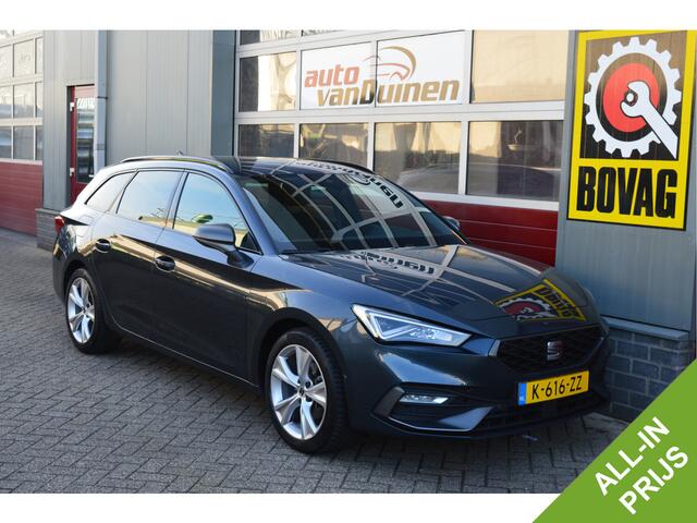 Seat LEON Sportstourer 1.5 TSI FR Business Intense O.a: PDC, LED, ACC, Clima, Navi, Carplay, Etc. All-in prijs!