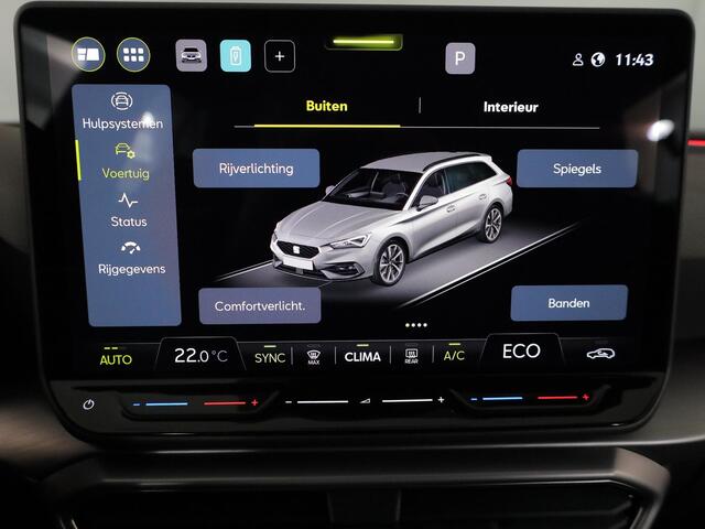 Seat LEON Sportstourer 1.5 TSI e-Hybrid FR PHEV First Edition 204 pk Automaat | Verlengde garantie | Navigatie | Parkeersensoren | Achteruitrijcamera | Adaptieve cruise control |