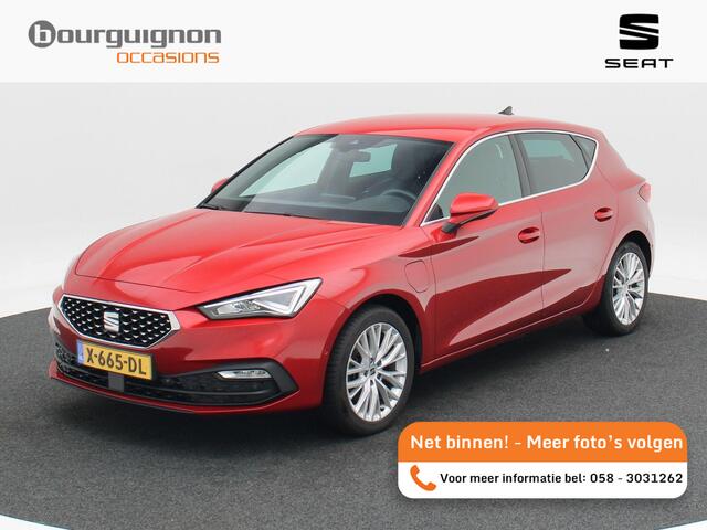 Seat LEON 1.4 TSi eHybrid 204 Pk PHEV | Adaptive Cruise | Climate Control | Stuur/Stoelverwarming | Trekhaak | Carplay | Navigatie | Camera | 17 Inch | 87.265 Km!!