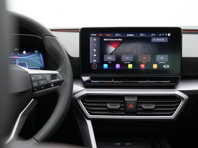 Seat LEON 1.4 TSI eHybrid 204 pk DSG PHEV FR | Panoramadak | Trekhaak | Geheugenstoel | Leder/alcantara | Stuur-/stoelverwarming | Achteruitrijcamera