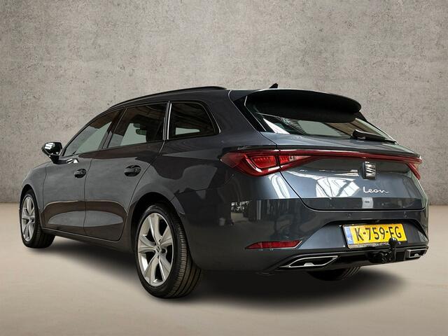Seat LEON 1.5 eTSI FR Sport 150Pk Automaat (PANORAMADAK, APPLE CARPLAY, STUUR/STOELVERWARMING, CAMERA, SPORTSTOELEN, TREKHAAK, GETINT GLAS, ADAPTIVE CRUISE, NIEUWSTAAT)