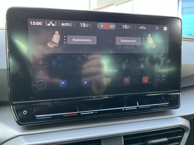 Seat LEON 1.5 eTSI FR Business Intense / AUTOMAAT/ 18" LMV/ ACC/ STUUR+STOELVERWARMING/ PARK.SENSOREN V+A/ CAMERA/ FULL LINK/ DODEHOEK/ KEYLESS/ VIRTUAL COCKPIT/ RIJ-MODI/ NAVI/ DAB/ CLIMA/ LED